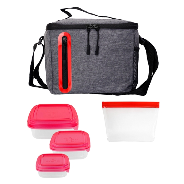 Portion Control & Food Bag Oval Cooler Lunch Set... from ASI 30208 A P Specialties / AP Specialties