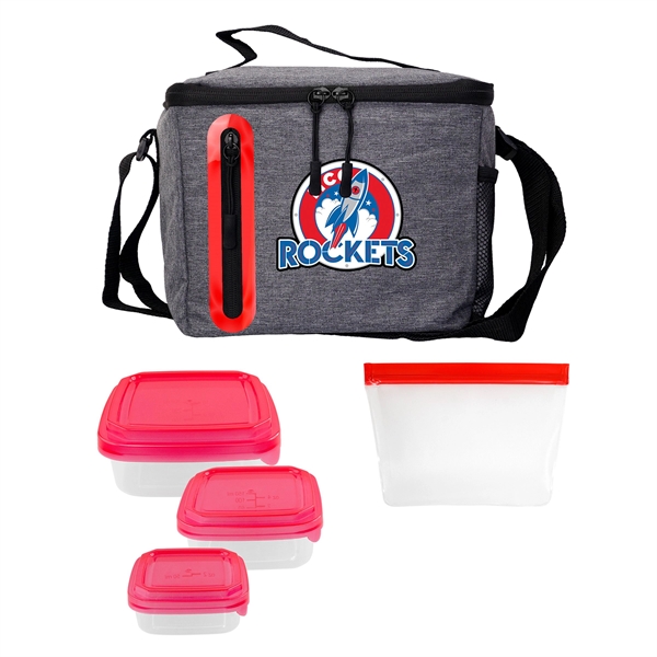 Portion Control & Food Bag Oval Cooler Lunch Set... from ASI 30208 A P Specialties / AP Specialties