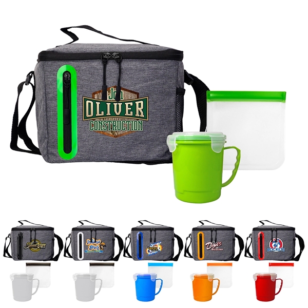 Soup & Sandwich Oval Cooler Lunch Set... from ASI 30208 A P Specialties / AP Specialties