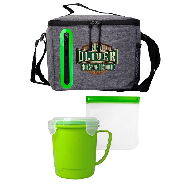 Soup & Sandwich Oval Cooler Lunch Set... from ASI 30208 A P Specialties / AP Specialties