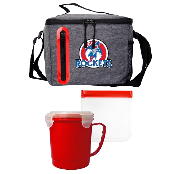 Soup & Sandwich Oval Cooler Lunch Set... from ASI 30208 A P Specialties / AP Specialties