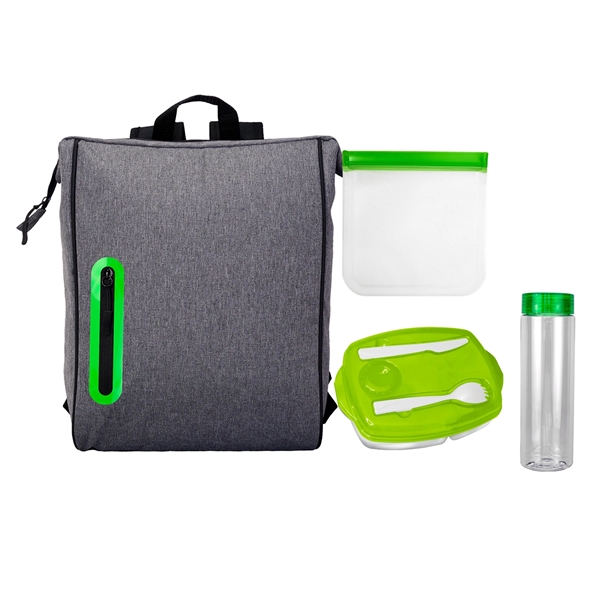 Locking Lid Sandwich & Drink Oval Lunch Cooler... from ASI 30208 A P Specialties / AP Specialties