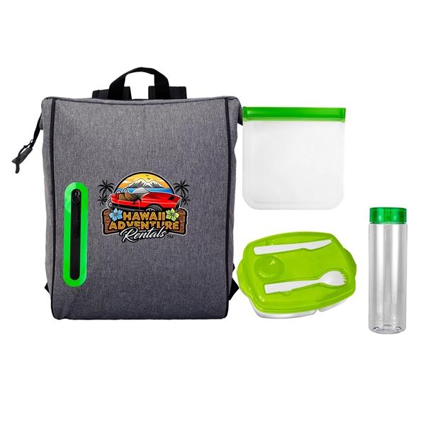 Locking Lid Sandwich & Drink Oval Lunch Cooler... from ASI 30208 A P Specialties / AP Specialties