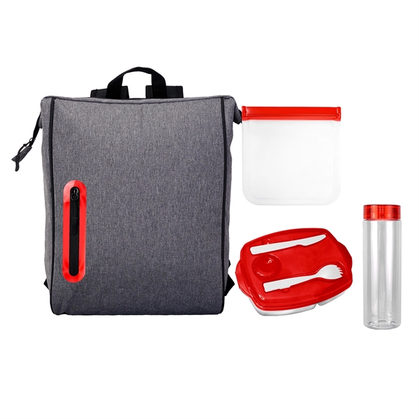 Locking Lid Sandwich & Drink Oval Lunch Cooler... from ASI 30208 A P Specialties / AP Specialties