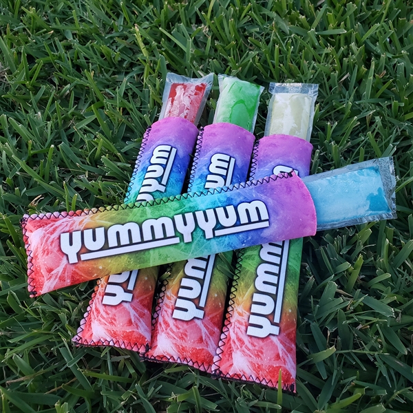 USA-made ice pop cooler keeps hands warm & treats frozen —... from ASI 61966 HPG / Best Promotions USA