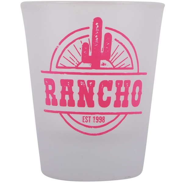 Step up your branding with a tasteful 1.5 oz frosted shot... from ASI 61966 HPG / Best Promotions USA