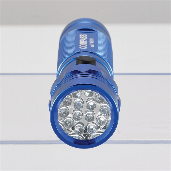 5" LED flashlight with three AAA batteries.... from ASI 46170 Compass Industries Inc