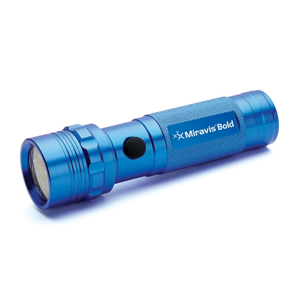5" LED flashlight with three AAA batteries.... from ASI 46170 Compass Industries Inc