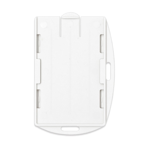 Go greener with these sustainable, organic, multi-card rigid badge holders. Dispensers... from ASI 79898 Promovision / PROMOVISION