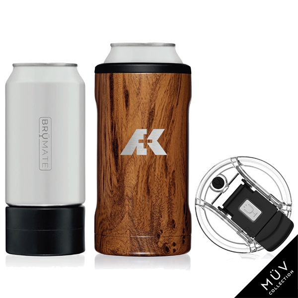 BruMate Hopsulator TriO 3-in-1 stainless steel insulated drink sleeve and tumbler.... from ASI 61005 Hirsch Gift Inc
