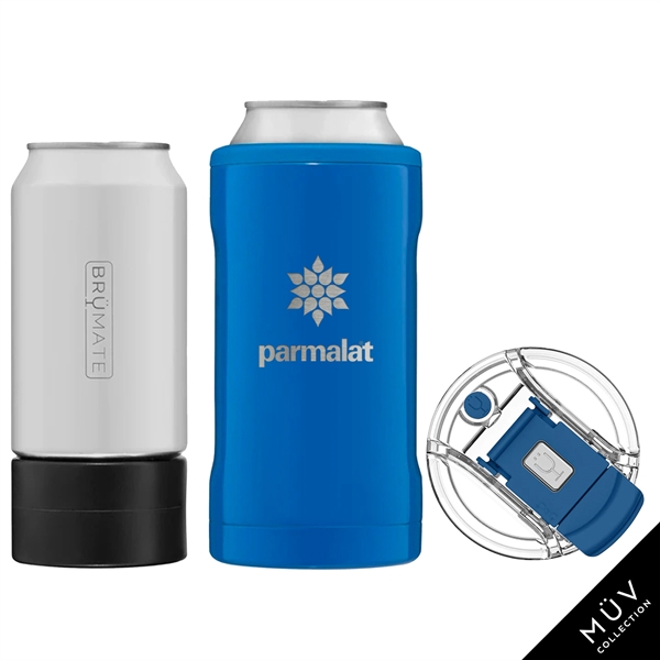 BruMate Hopsulator TriO 3-in-1 stainless steel insulated drink sleeve and tumbler.... from ASI 61005 Hirsch Gift Inc
