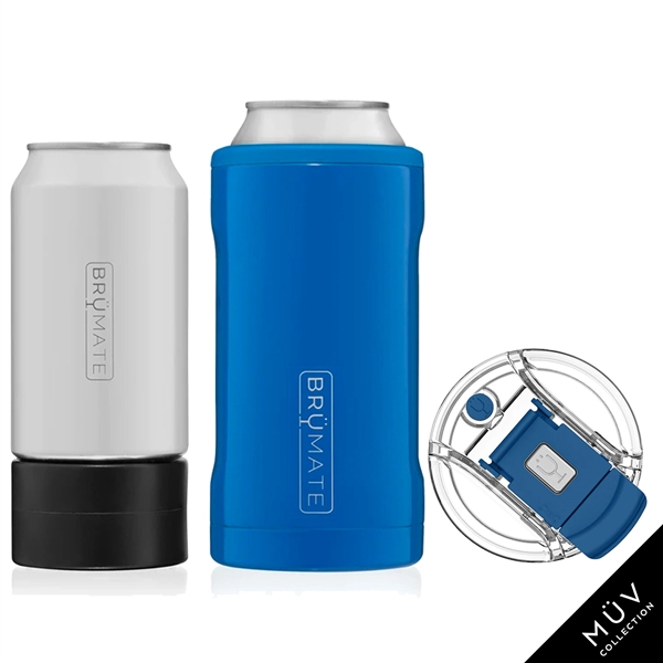 BruMate Hopsulator TriO 3-in-1 stainless steel insulated drink sleeve and tumbler.... from ASI 61005 Hirsch Gift Inc