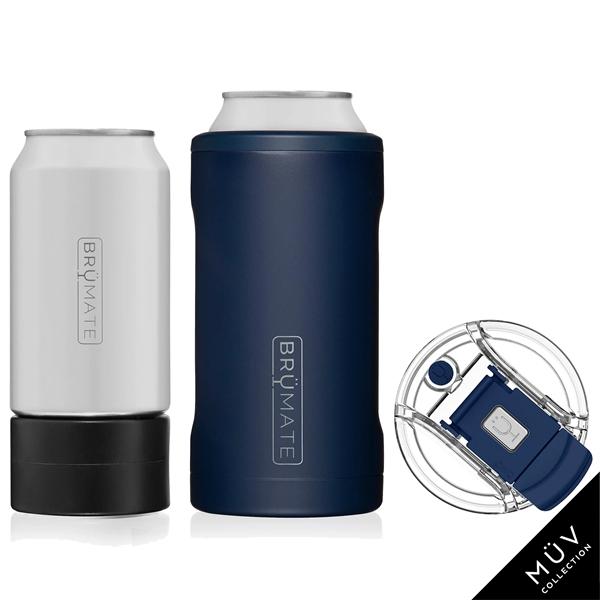 BruMate Hopsulator TriO 3-in-1 stainless steel insulated drink sleeve and tumbler.... from ASI 61005 Hirsch Gift Inc
