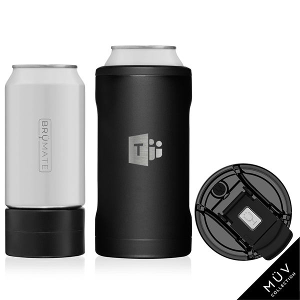 BruMate Hopsulator TriO 3-in-1 stainless steel insulated drink sleeve and tumbler.... from ASI 61005 Hirsch Gift Inc