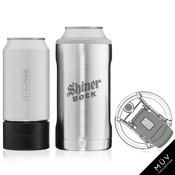 BruMate Hopsulator TriO 3-in-1 stainless steel insulated drink sleeve and tumbler.... from ASI 61005 Hirsch Gift Inc