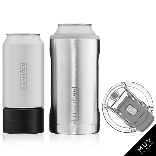 BruMate Hopsulator TriO 3-in-1 stainless steel insulated drink sleeve and tumbler.... from ASI 61005 Hirsch Gift Inc