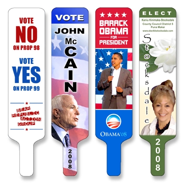 Customizable 5" x 23" rally signs for parades, politics, school boosters... from ASI 68207 MAC Specialties Ltd / Sport Products