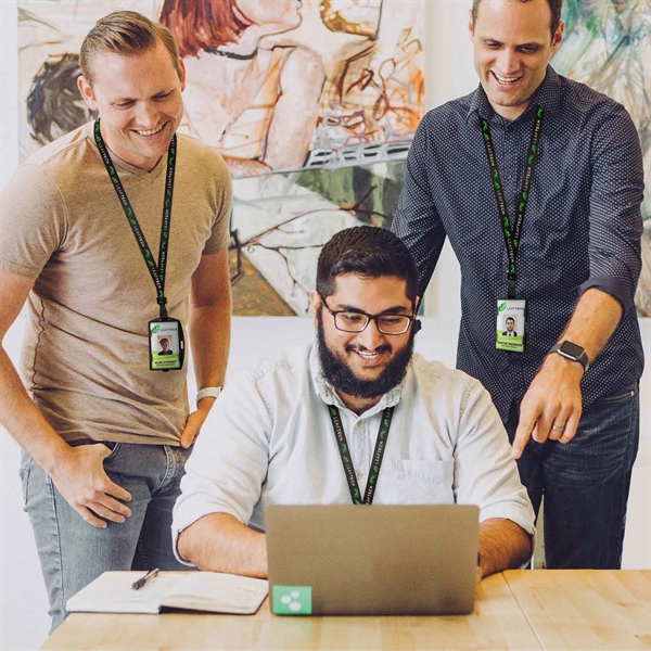 NextLife™ sustainable lanyards come with a free breakaway and twist-free wide... from ASI 79898 Promovision / PROMOVISION