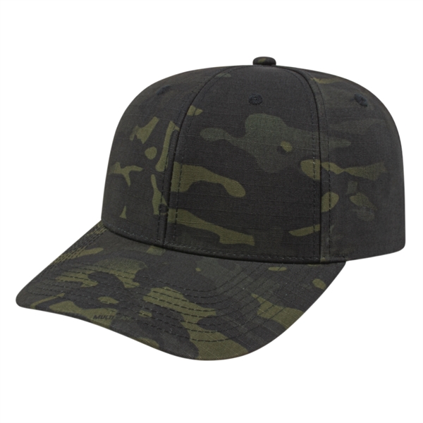 Multicam® six-panel cotton and polyester structured cap with adjustable snapback closure.... from ASI 43792 Cap America Inc
