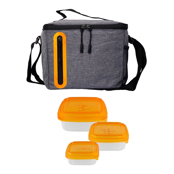 Portion Control Oval Cooler Lunch Set... from ASI 30208 A P Specialties / AP Specialties