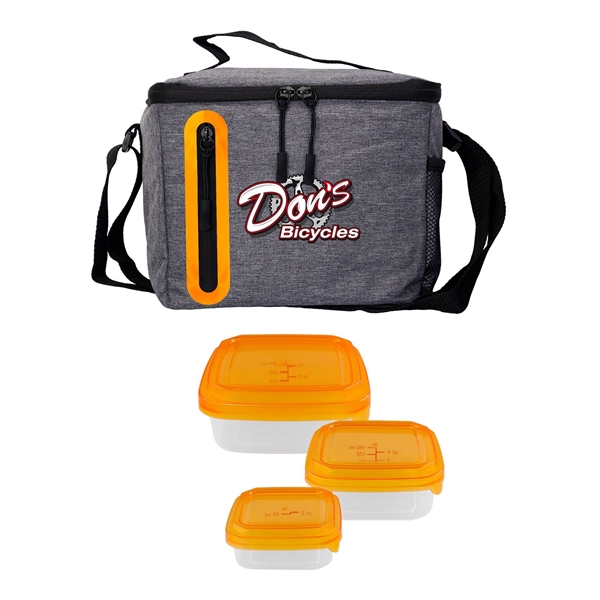 Portion Control Oval Cooler Lunch Set... from ASI 30208 A P Specialties / AP Specialties