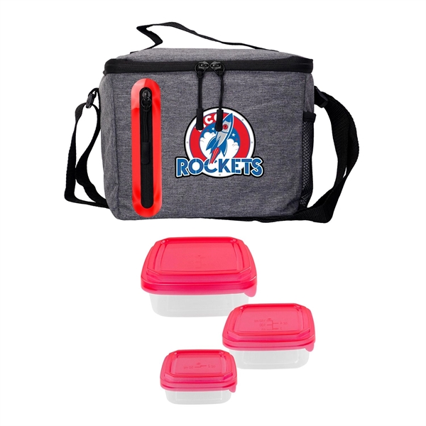 Portion Control Oval Cooler Lunch Set... from ASI 30208 A P Specialties / AP Specialties