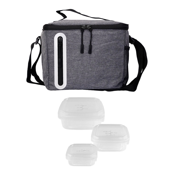 Portion Control Oval Cooler Lunch Set... from ASI 30208 A P Specialties / AP Specialties