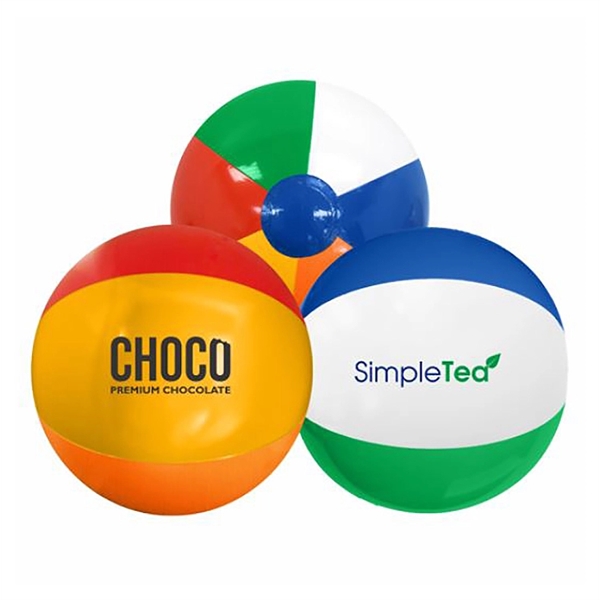 6" Inflatable Multicolored Beach Ball... from ASI 38120 Ball Pro / Diversified Quality Kitchenware