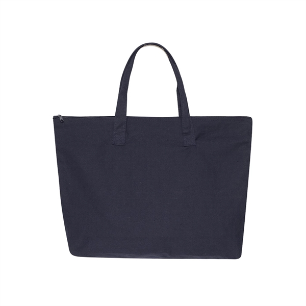 22" Zippered Cotton Canvas Tote Bag... from ASI 31517 Admart Products / Admart Line