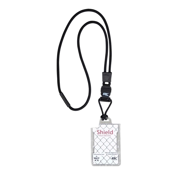 100% Made in the USA Secureasy Badge holder w/ detachable credential... from ASI 51201 EK Ekcessories