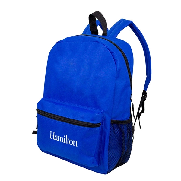 600 Denier Backpack with double zipper pull on main compartment. Features... from ASI 30112 ACE Products
