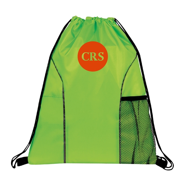 210D backpack with drawstring main compartment and adjustable loop corners.... from ASI 39820 Opusline (Benmex) / Opus Line