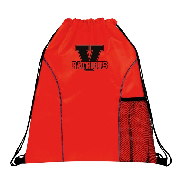 210D backpack with drawstring main compartment and adjustable loop corners.... from ASI 39820 Opusline (Benmex) / Opus Line