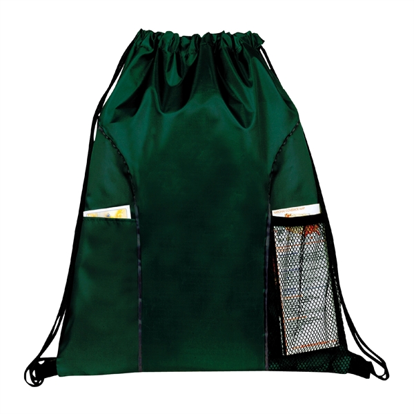 210D backpack with drawstring main compartment and adjustable loop corners.... from ASI 39820 Opusline (Benmex) / Opus Line