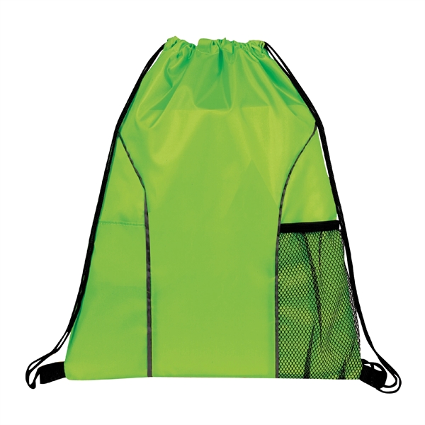 210D backpack with drawstring main compartment and adjustable loop corners.... from ASI 39820 Opusline (Benmex) / Opus Line