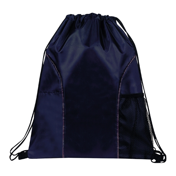 210D backpack with drawstring main compartment and adjustable loop corners.... from ASI 39820 Opusline (Benmex) / Opus Line