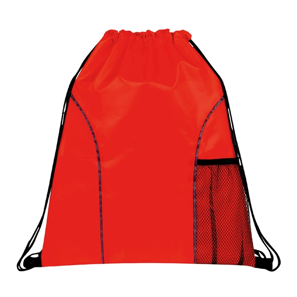 210D backpack with drawstring main compartment and adjustable loop corners.... from ASI 39820 Opusline (Benmex) / Opus Line