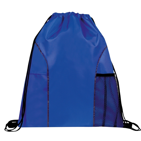 210D backpack with drawstring main compartment and adjustable loop corners.... from ASI 39820 Opusline (Benmex) / Opus Line