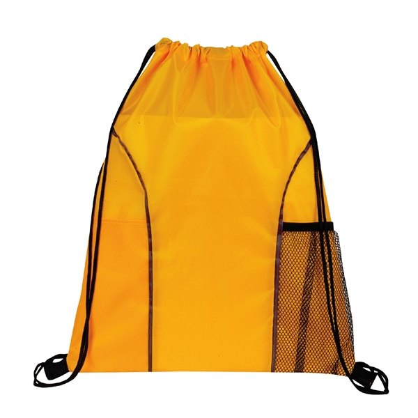 210D backpack with drawstring main compartment and adjustable loop corners.... from ASI 39820 Opusline (Benmex) / Opus Line