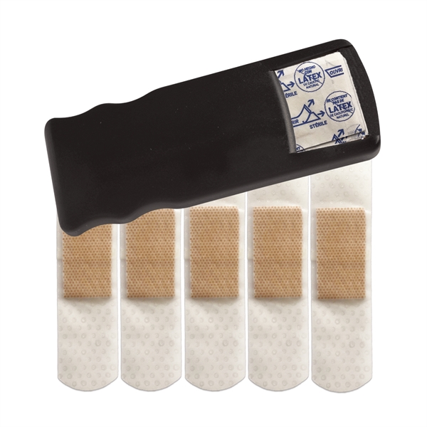 Bandage dispenser with 5 latex free bandages.... from ASI 52840 Evans Manufacturing