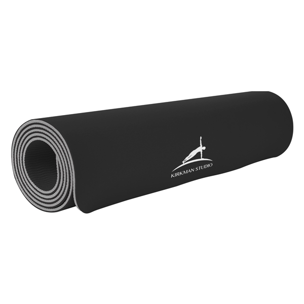 Two-tone double-layer yoga mat that is hypoallergenic, non-toxic, and odor free.... from ASI 61125 Hit Promotional Products / Hit®