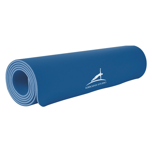 Two-tone double-layer yoga mat that is hypoallergenic, non-toxic, and odor free.... from ASI 61125 Hit Promotional Products / Hit®