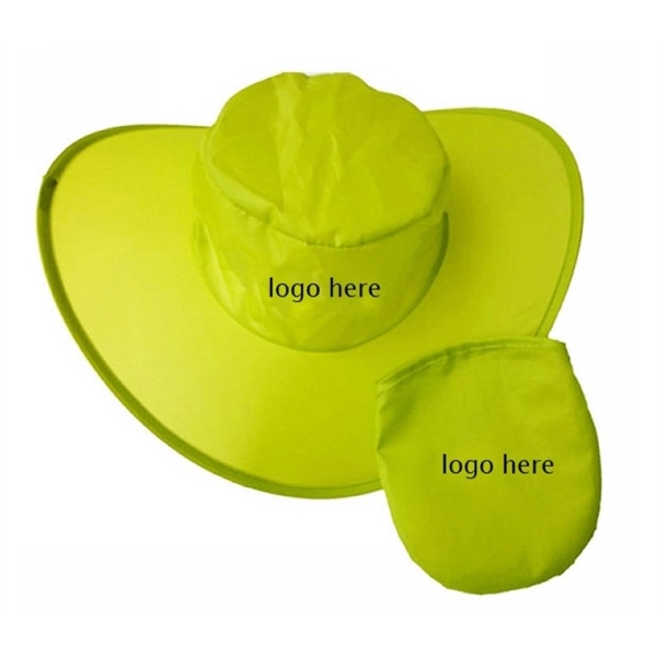 Foldable cowboy hat with pouch and free air shipping to 1... from ASI 37218 Athena Promo (tm)