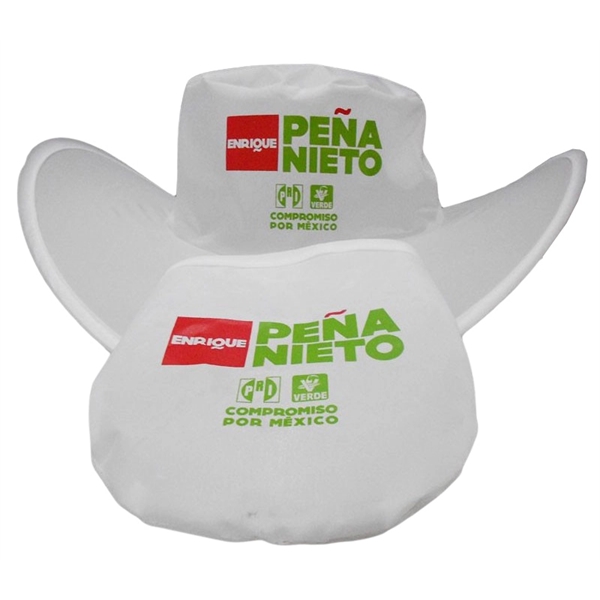 Foldable cowboy hat with pouch and free air shipping to 1... from ASI 37218 Athena Promo (tm)