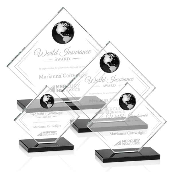 Ferrand Globe Award - Black/Silver... from ASI 84592 St Regis Group / St Regis