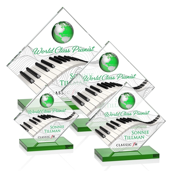 Ferrand VividPrint™ Award - Green/Silver... from ASI 84592 St Regis Group / St Regis