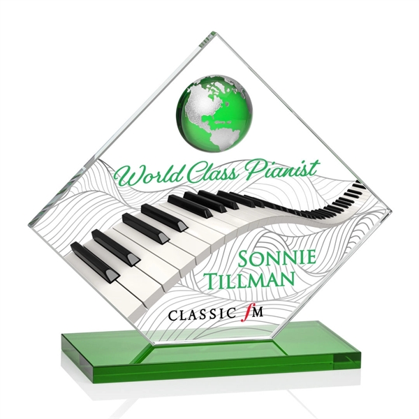 Ferrand VividPrint™ Award - Green/Silver... from ASI 84592 St Regis Group / St Regis