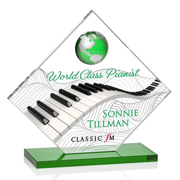 Ferrand VividPrint™ Award - Green/Silver... from ASI 84592 St Regis Group / St Regis