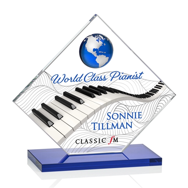 Ferrand VividPrint™ Award - Blue/Silver... from ASI 84592 St Regis Group / St Regis