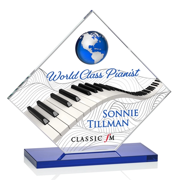 Ferrand VividPrint™ Award - Blue/Silver... from ASI 84592 St Regis Group / St Regis